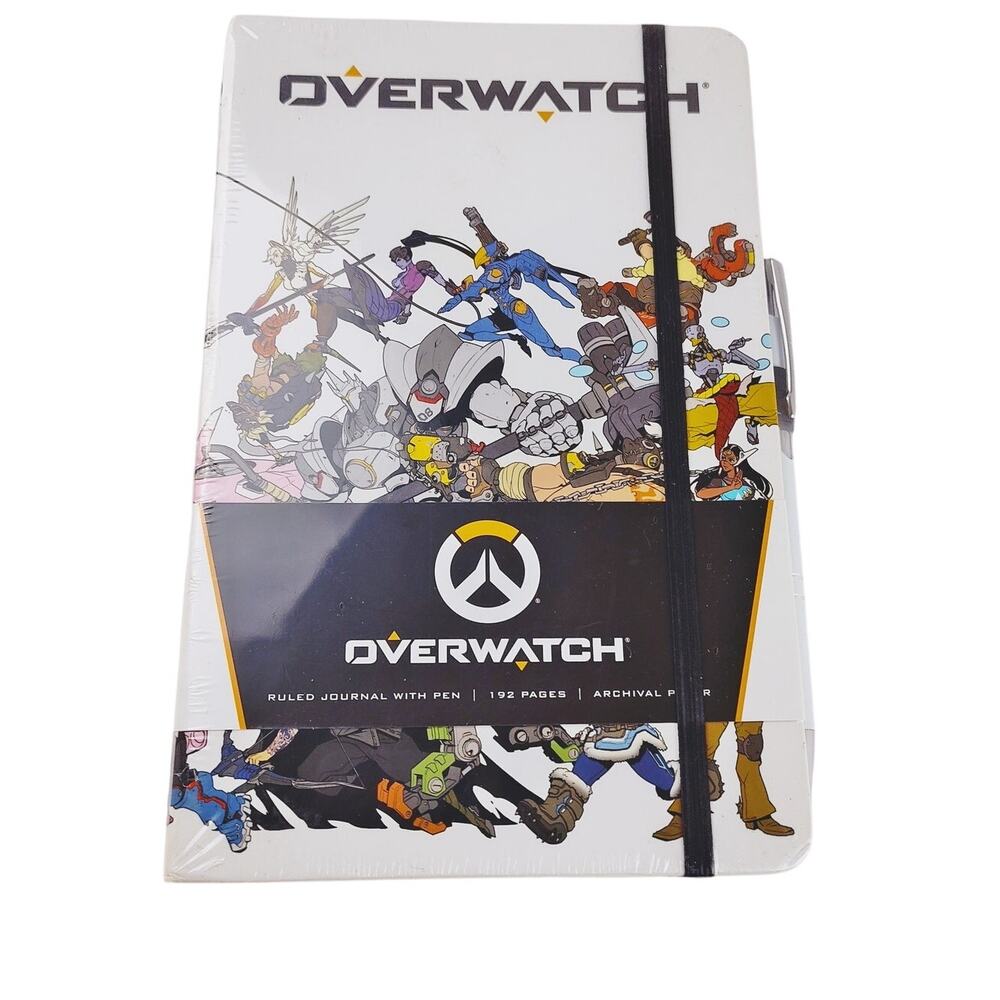Overwatch Hardcover Ruled Journal with Pen Gaming Edition